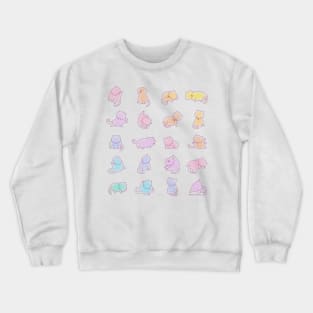 Pastel Rainbow Kitties Crewneck Sweatshirt